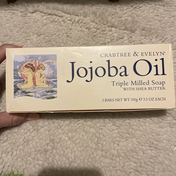 Crabtree & Evelyn Other - Crabtree & Evelyn Jojoba Oil 3.5oz. Triple-Milled Soap w Shea Butter (Pack of 3)